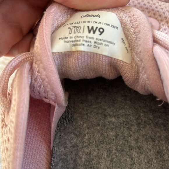 Pink Allbirds Tree Runners [S412] size 9 - Picture 7 of 7
